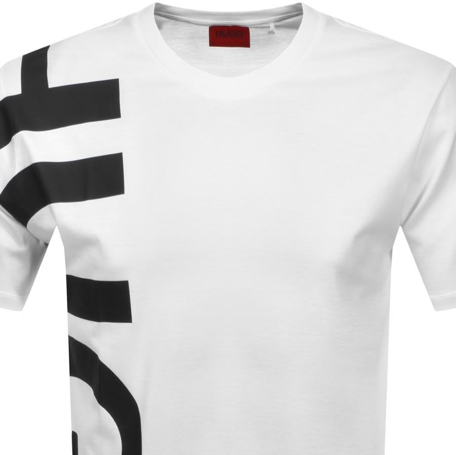Alternative Image for ProductHUGO Daws 211 Crew Neck Short Sleeve T Shirt White2